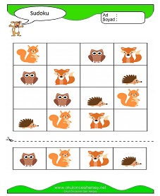 Sudoku Çocuk Bulmacaları